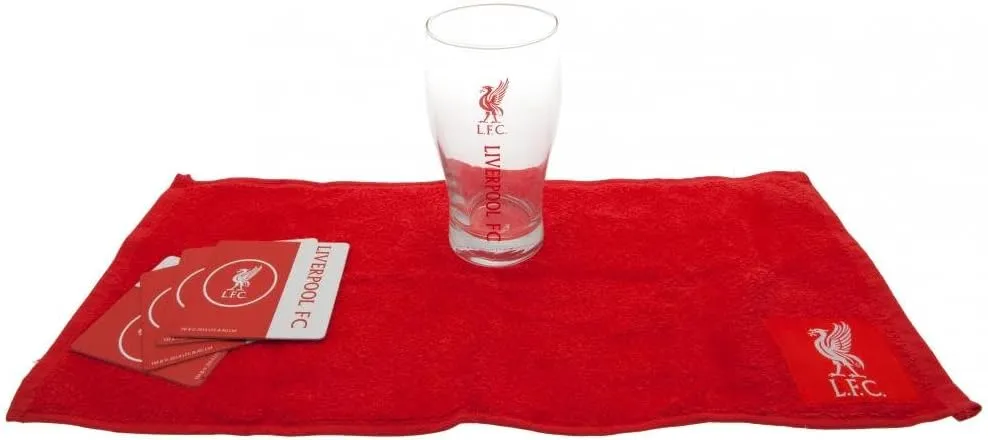 Liverpool Word Mark Glass Mini Bar Set - Multi-Colour