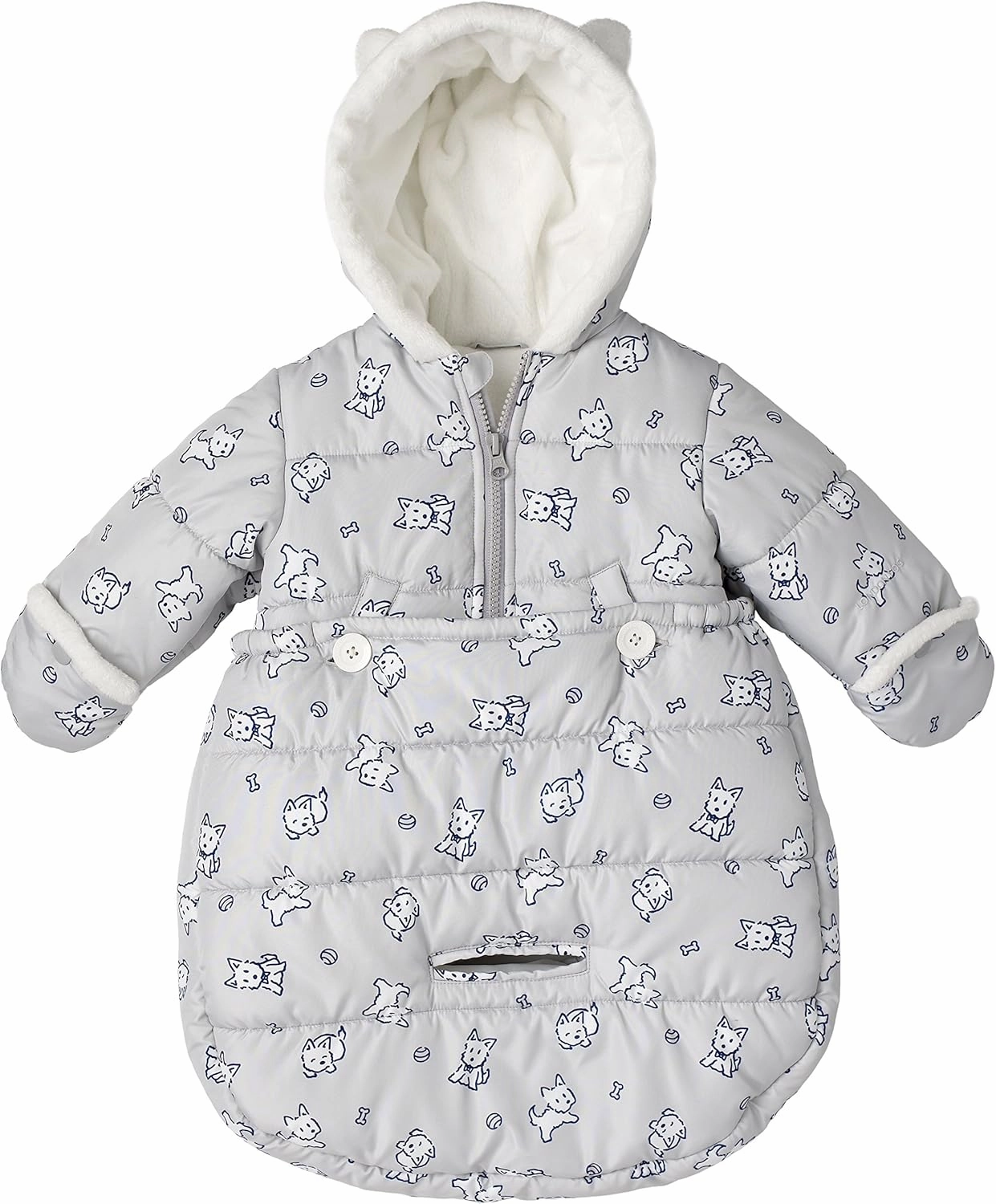LONDON FOG Newborn Infant Baby Girl Boy Puffer Carbag Pram Bag Snowsuit Bunting