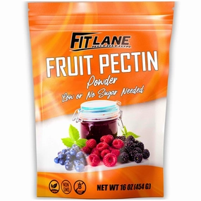 Low Sugar Pectin for Canning Jam and Jellies - Natural, Vegan and NON-GMO - Premium Bulk Ingredient for Jam - 1 lb (16 oz) Value Size Bag by Fit Lane Nutrition