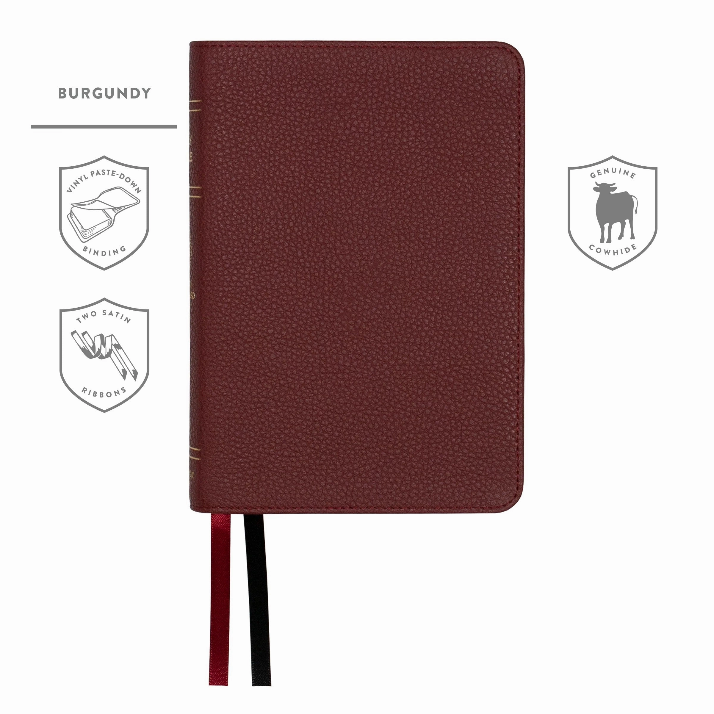 LSB Compact Edition (Paste-Down Cowhide, Burgundy)
