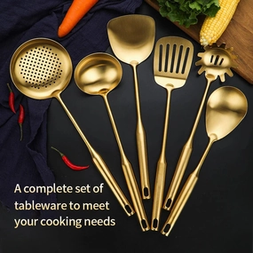 Luxury Stainless Steel Kitchen Gadgets Tools With Holder