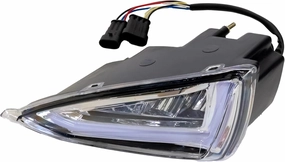Massimo Headlight for MEV2X and MEV2XR Golf Cart - Driver's Side, Part Number 3117200-002