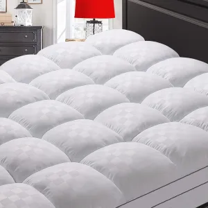 Mattress Topper Full,Extra Thick Mattress Pad Cover for Back Pain,Cooling Mattress Protector with 8-21 Inch Deep Pocket,Overfilled Down Alternative Filling