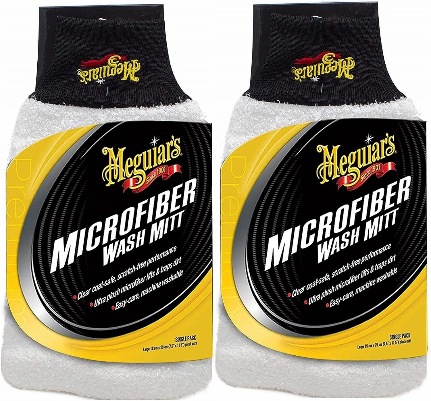 Meguiars X3002 Microfiber Wash Mitt ( 2 Pack)