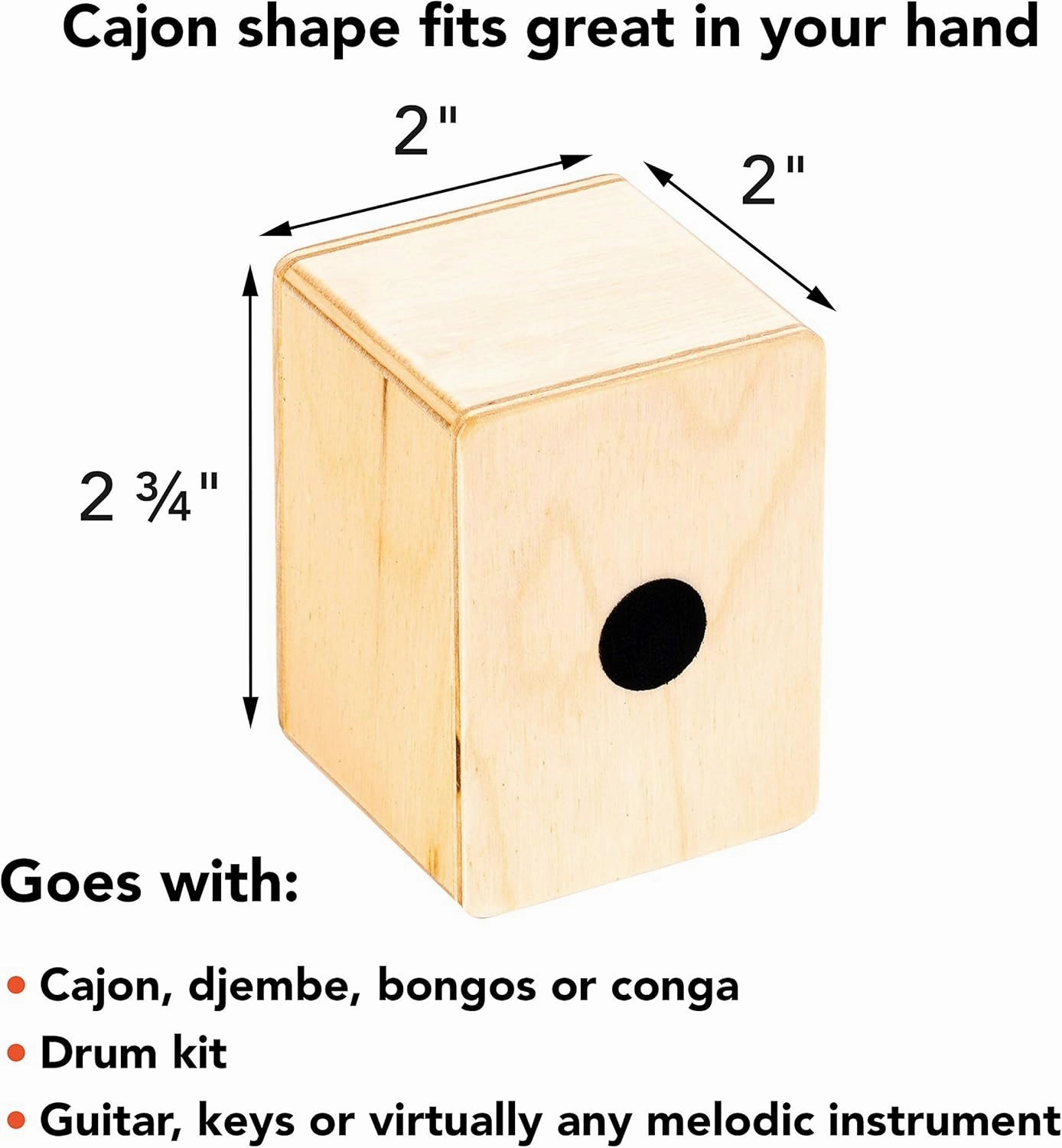 Meinl Percussion Mini Cajon Shaker Set Made in Europe-Baltic Birch Body, 2-Year Warranty, 3 Piece Mixed (SH50-SET)