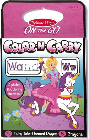 Melissa & Doug Color N Carry - Fairy Tale