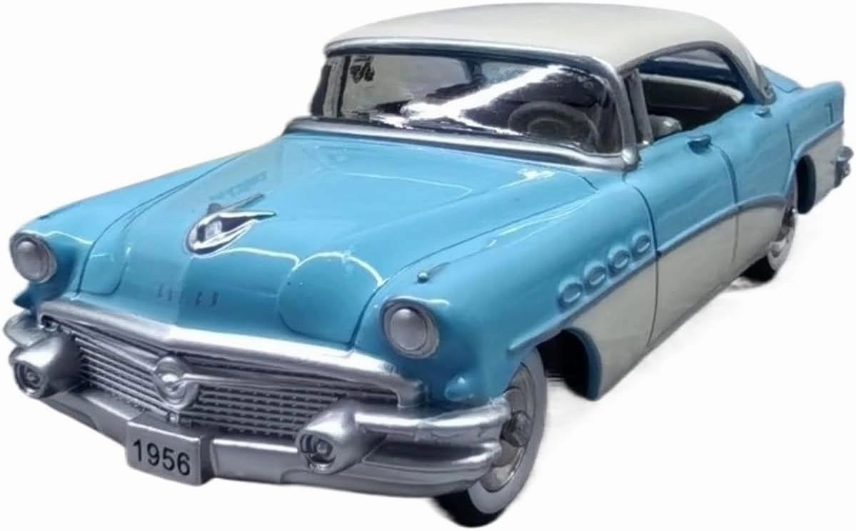 Metal Vehicles Toys 1/43 for Buick Riviera 1956 4-Door Hardtop Classic American Alloy Car Model Bedroom Display Home Or Office Décor