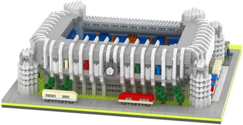 Micro Mini Blocks Real Madrid Stadium Building Model Set Famous Architectural Toys Gifts for Kid and Adult 4575 Pieces