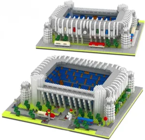 Micro Mini Blocks Real Madrid Stadium Building Model Set Famous Architectural Toys Gifts for Kid and Adult 4575 Pieces