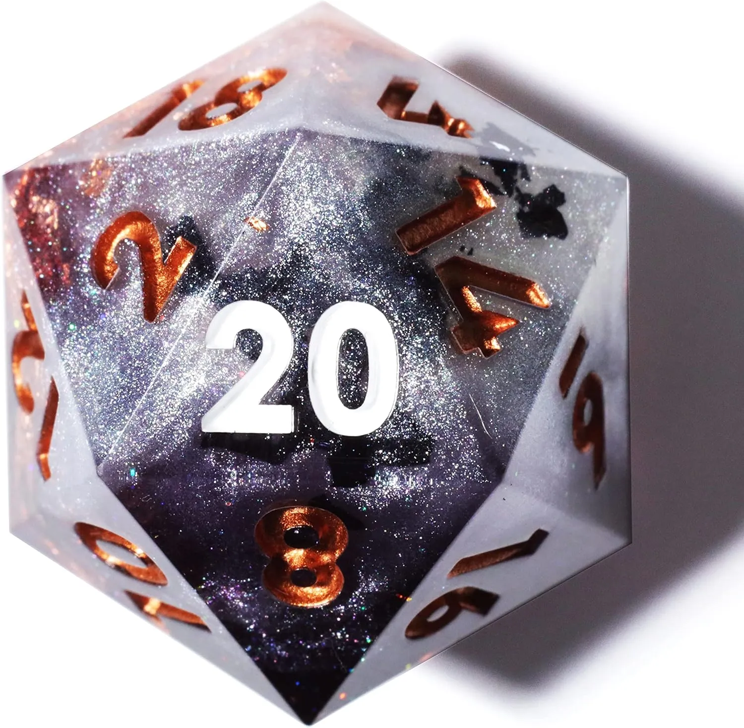 Mini Planet Sharp Pathfinder DND MTG Edge Polyhedral Handmade Dungeons and Dragons Dice Set