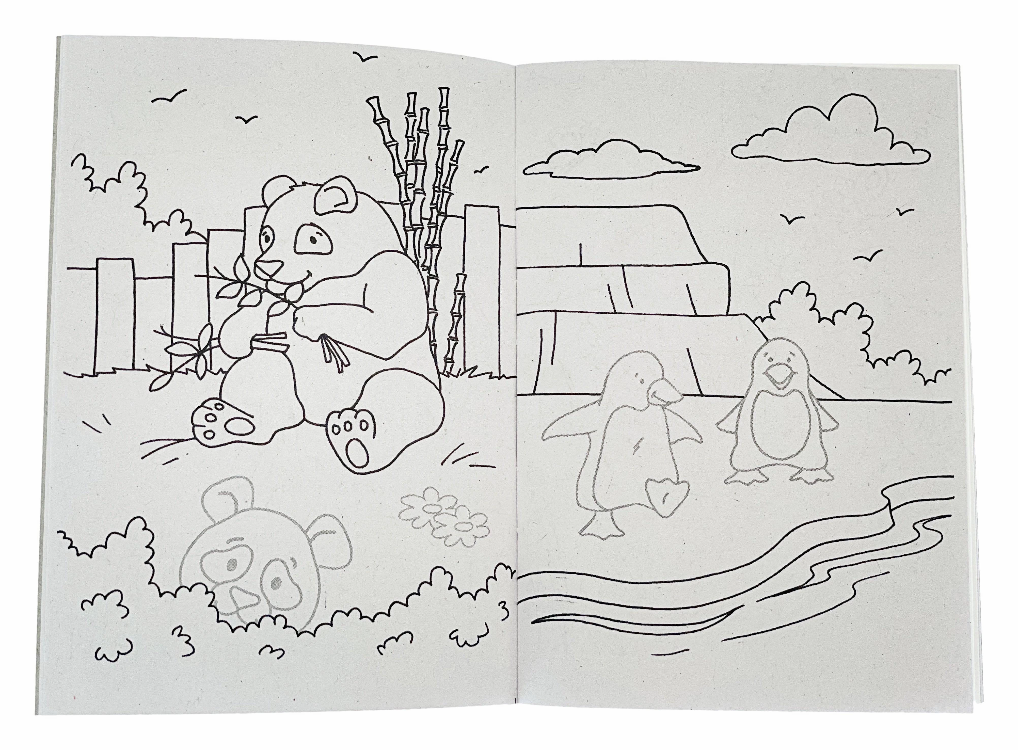 Mini Zoo Sticker Activity Books