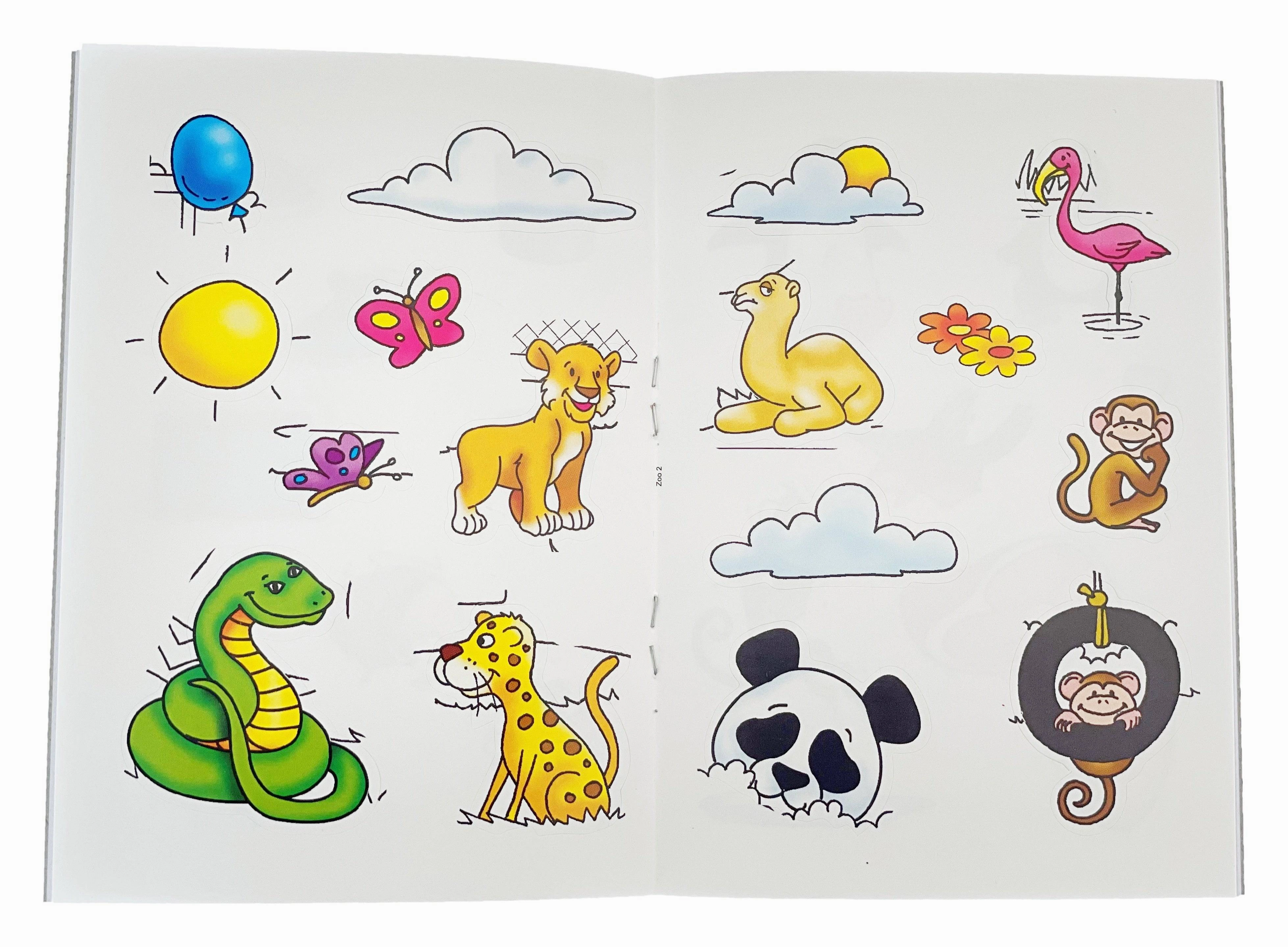 Mini Zoo Sticker Activity Books