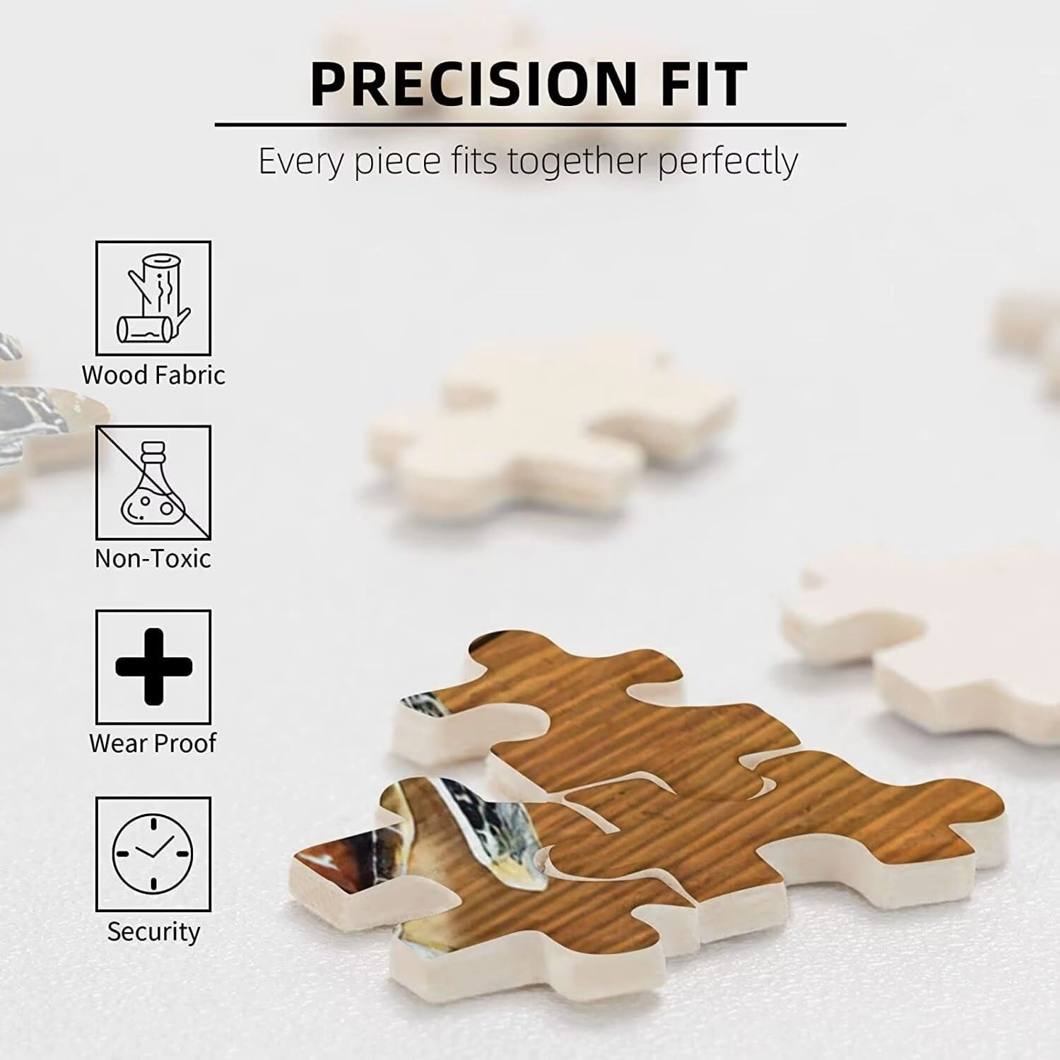 Miniature Schnauzer Jigsaw Puzzle for Adults 500 Pieces Wood Puzzle Art DIY Toy Gift Fun Challenging Educational Gift Art Home Decor
