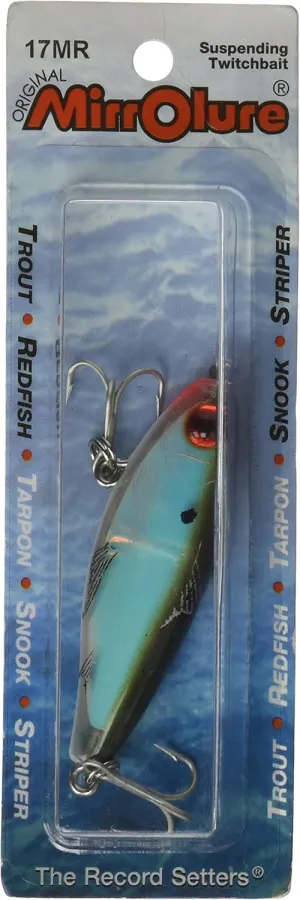 MirrOLure Mirrolure 17 Mr Mirrodine Suspend Twitchbait Silver 25 8 in 3 Oz
