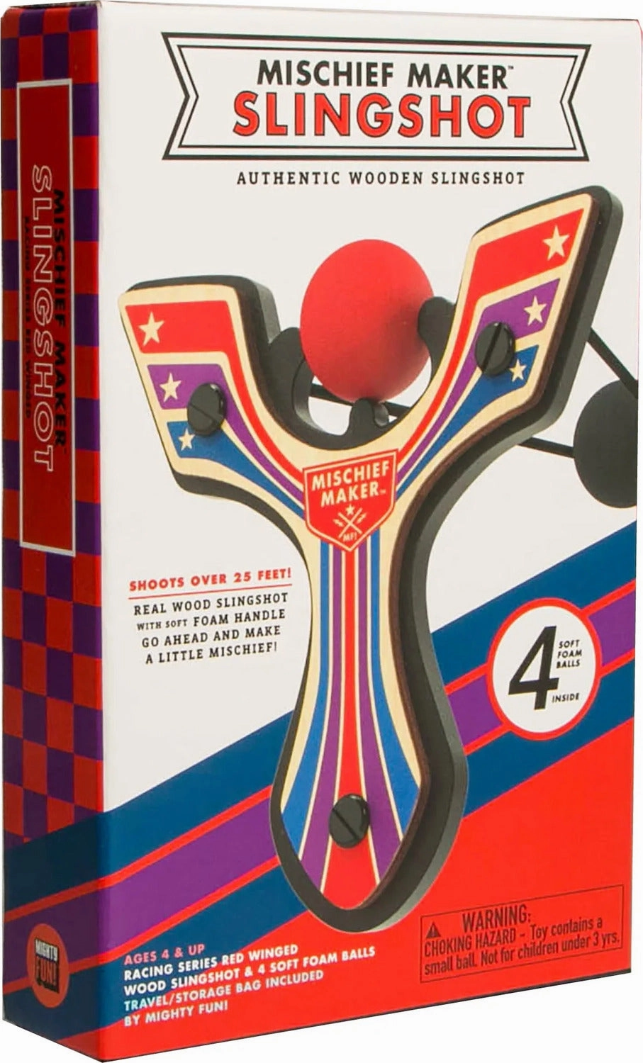 Mischief Maker Slingshot - Racing Series Red Winged