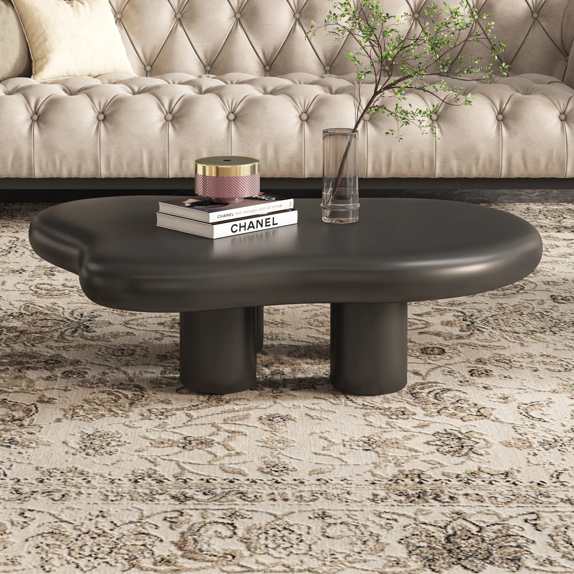 Modern Wood Coffee Table with Legs
