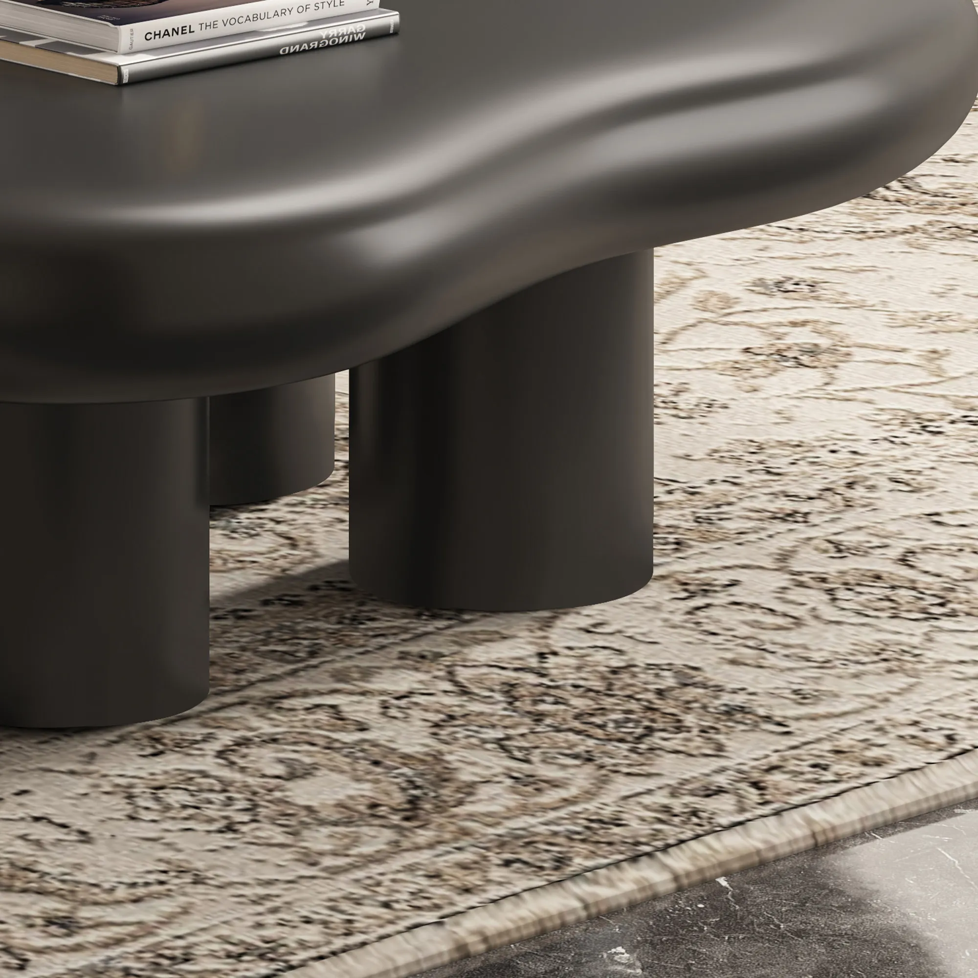 Modern Wood Coffee Table with Legs