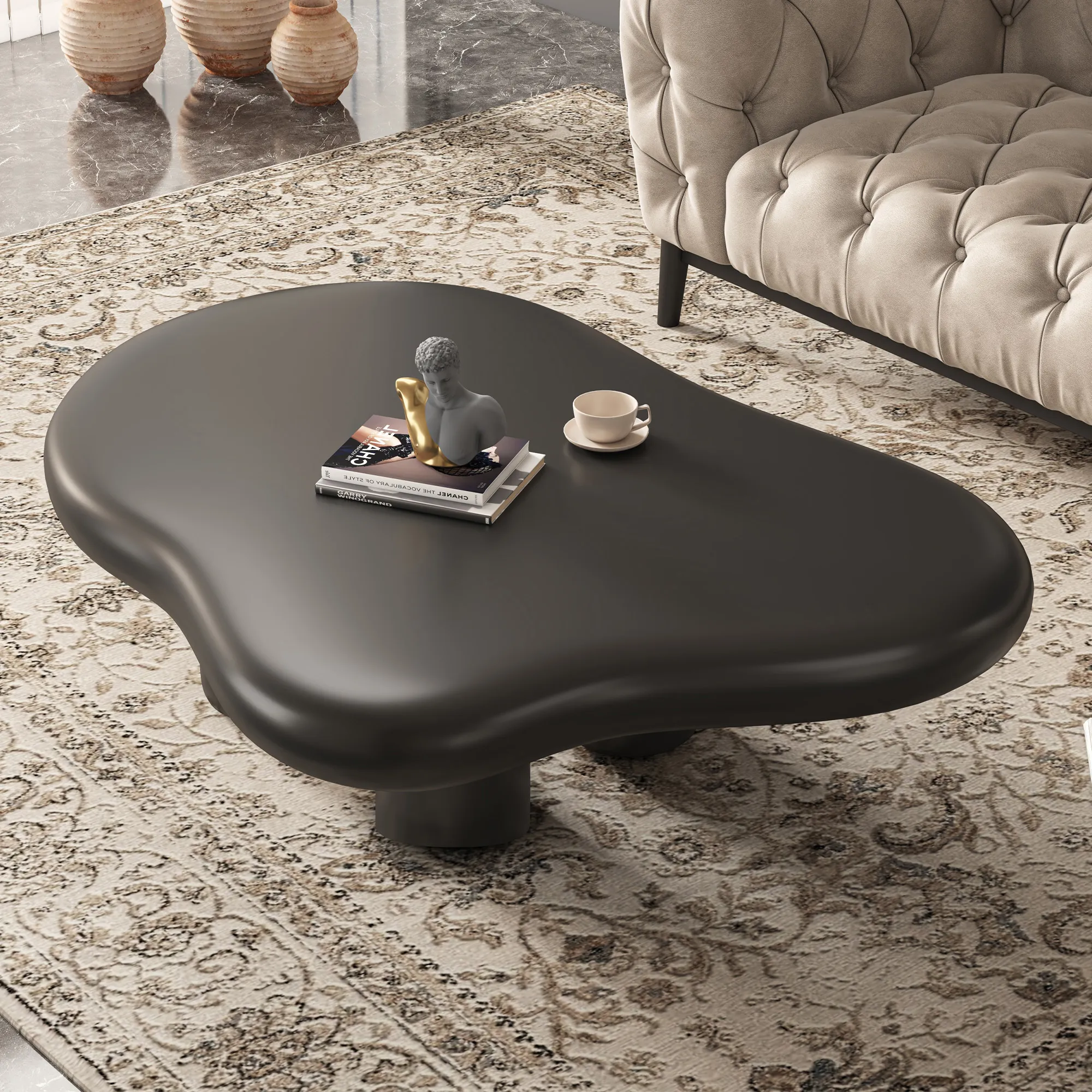 Modern Wood Coffee Table with Legs