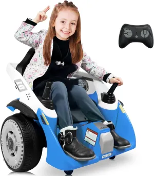 MOEYURO Ride On Bumper Car for Kids, 3.5MPH Max, 24V Electric Bumping Toy W/Parent Remote,3-Speed,360°Spin，Bluetooth Music, Electric Bumping Car for Kids Toddlers Ages 8-12, Large