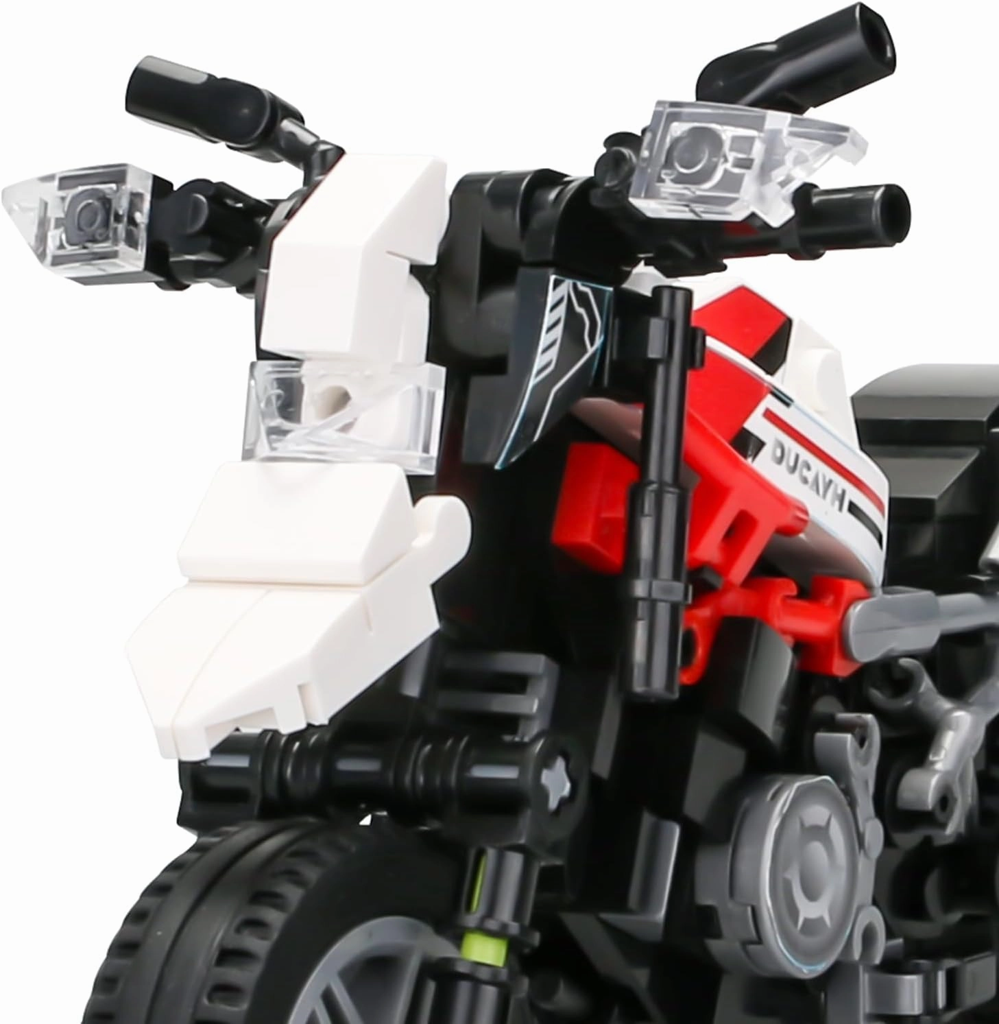 Motorcycle Building Blocks for Boys, 88012 Collectible Motorcycle Display Models Off-Road Motorbike Building Toy 303Pcs,Birthday for Age 6  Boys, Compatible with Classical Brand Set
