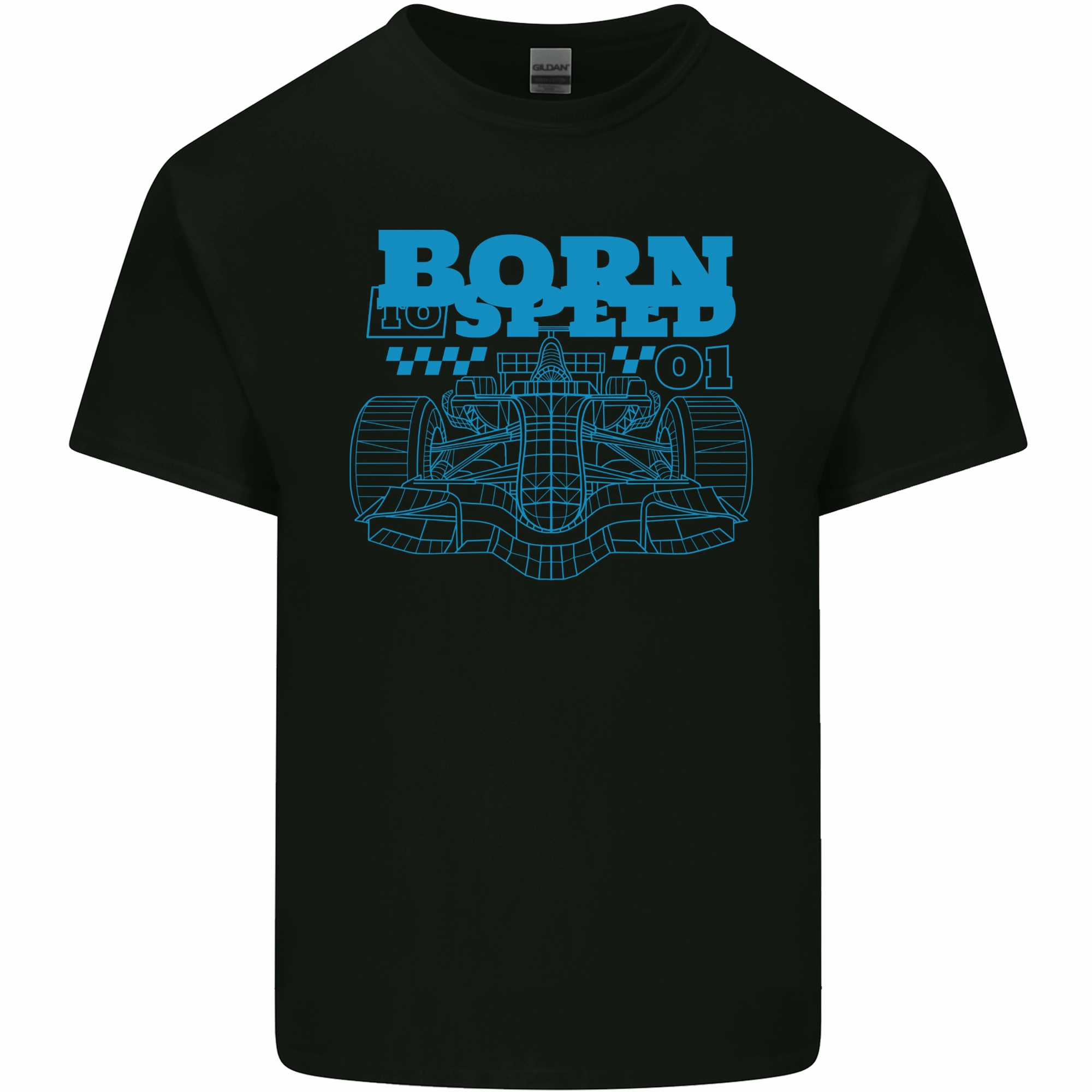 Motorsport Born to Speed Formula Racing Car Mens Light Cotton T-Shirt
