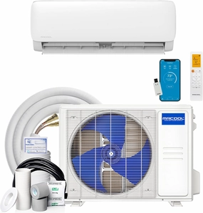 MRCOOL 18,000 BTU Split Air Conditioner Heat Pump System w/Heating & Cooling, EasyPro - Indoor Air Conditioning Unit for Home, Office, and Commercial Space