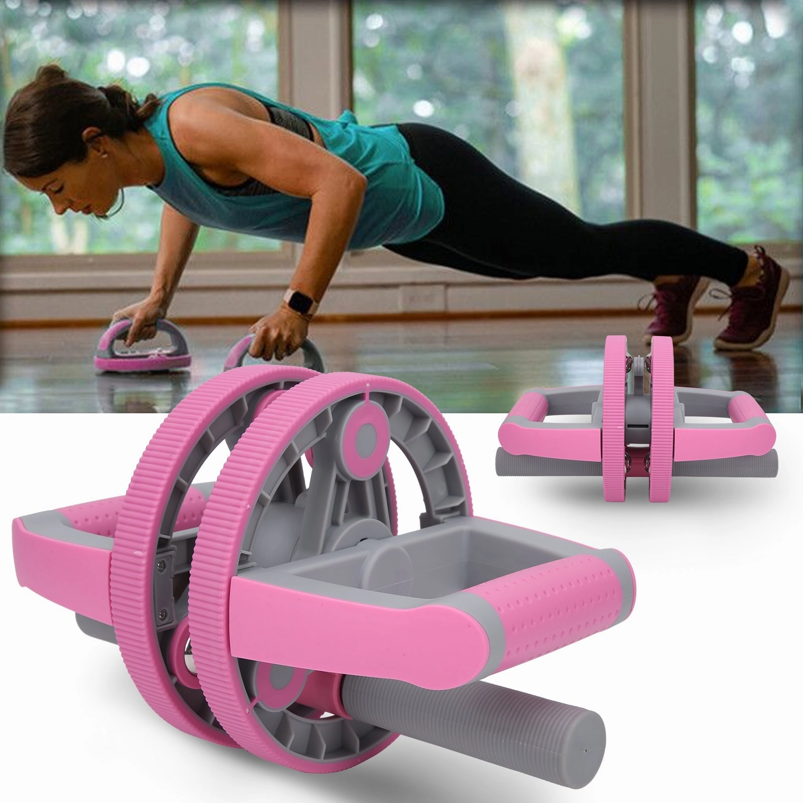 Multifunctional Abdominal Wheel Set | Compact Fitness Training Kit