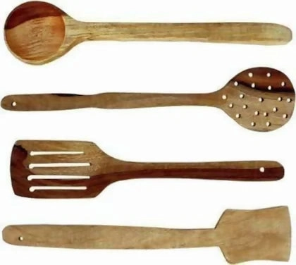 Multispace Wooden Spatula (Pack of4)