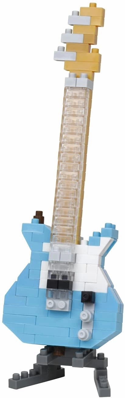 NanoBlock Electric Guitar Pastel Blue