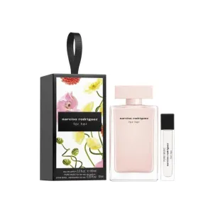 Narciso Rodriguez For Her 2 pieces Gift Set (For Her Eau de Parfum 3.3 Fl. Oz   Eau de Parfum Mini 0.33 Fl. Oz)