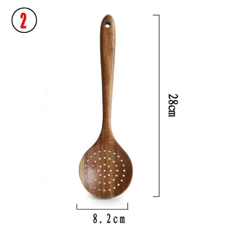 Natural Wood Cooking Utencils