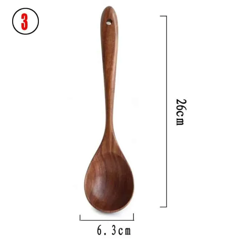 Natural Wood Cooking Utencils