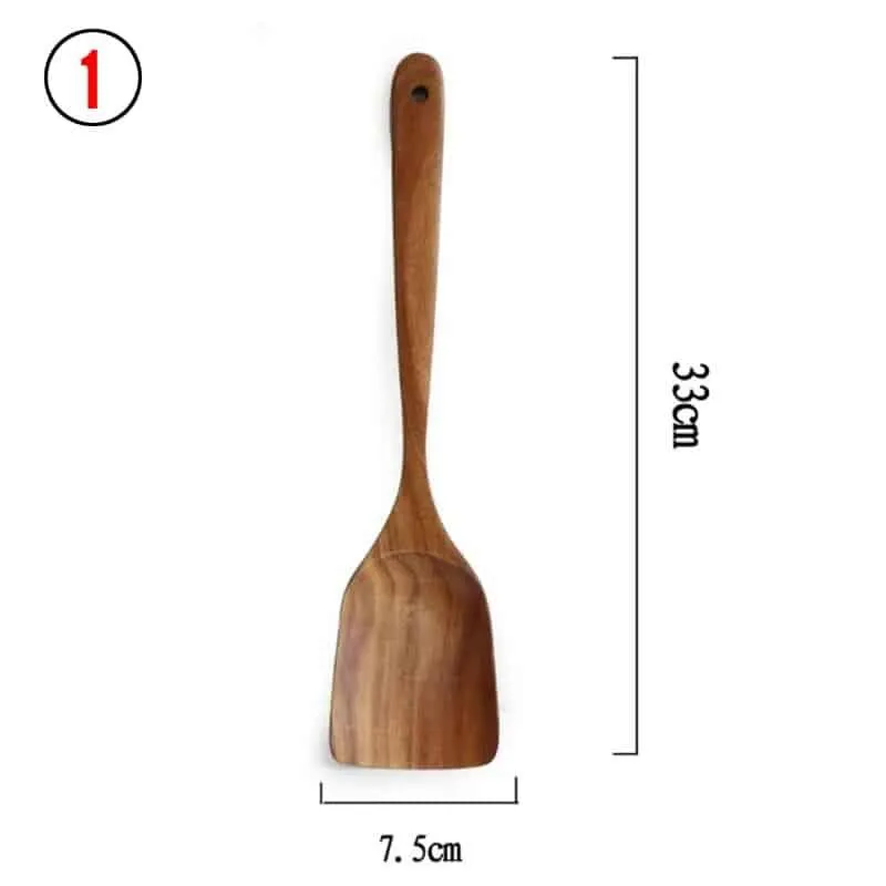 Natural Wood Cooking Utencils