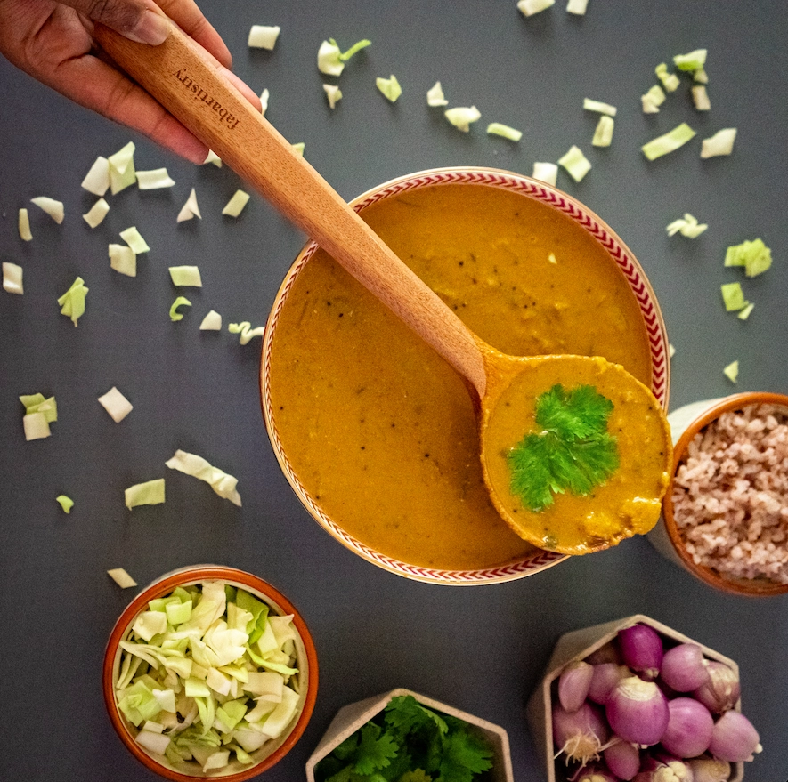 Neem Wood Ladles Set of 3 (Rice, Curry and Flip)