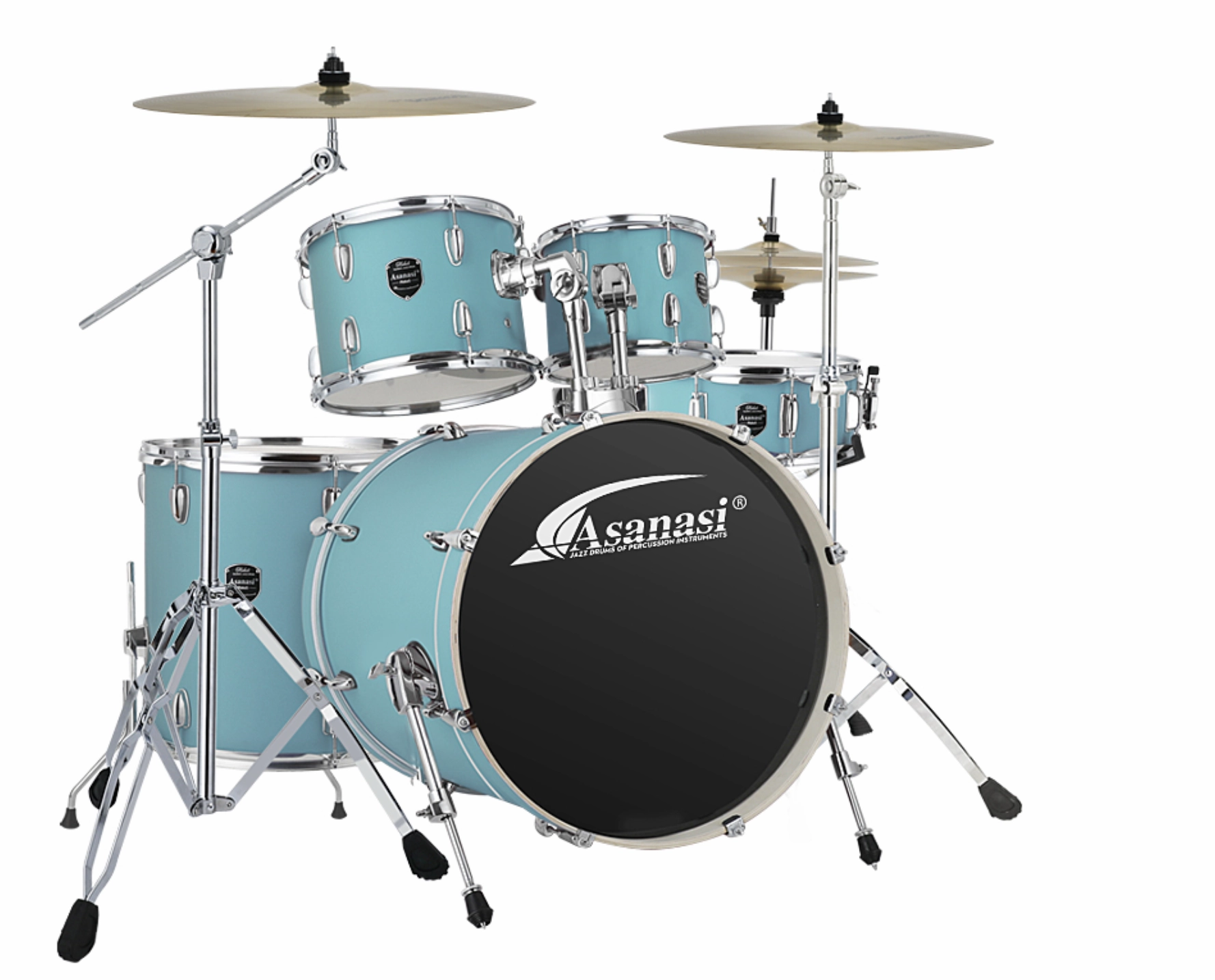 New Professional Level Jazz Drum Set - Many Colours - Logo Customise