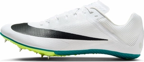 Nike Zoom Rival Track & Field Sprinting Spikes (FZ9663-102, White/Bright Spruce/Vapor Green/Black) Size 12