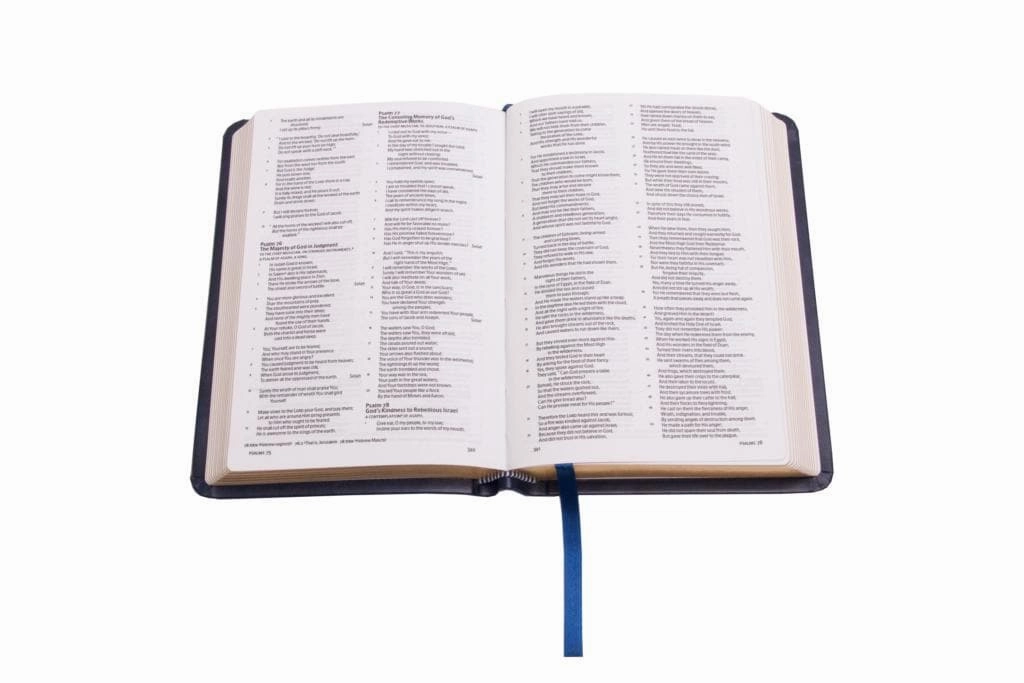 NKJV Compact Bible, Value Edition Navy Leathertouch