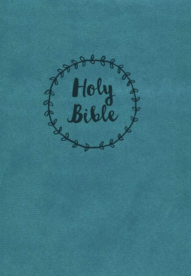 NKJV Compact Reference Bible, Blue Leathersoft