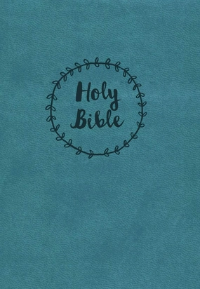 NKJV Compact Reference Bible, Blue Leathersoft