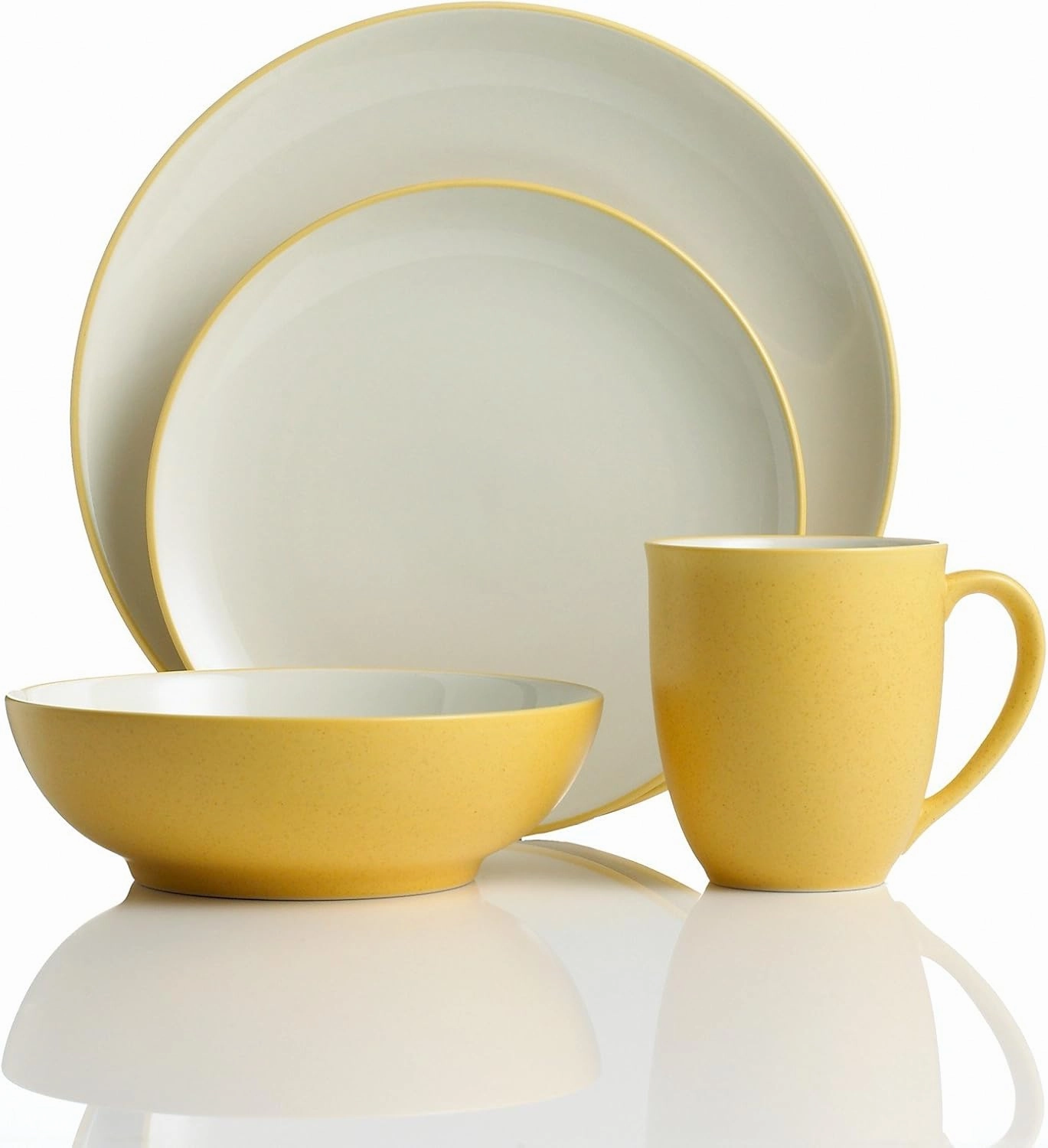 Noritake Colorwave Mustard Mini Plates, 6-1/4-inch, Set of 4