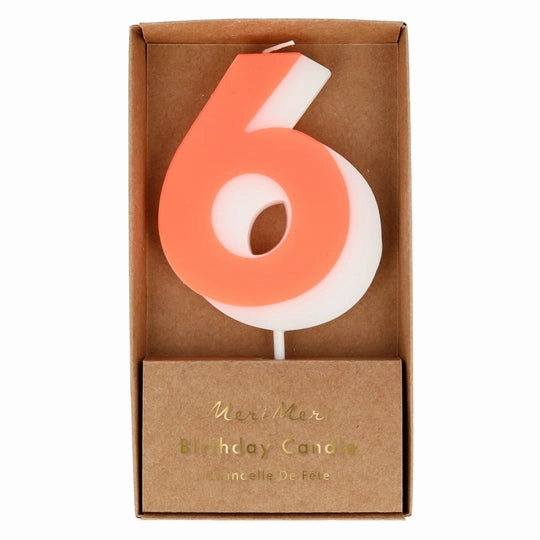 NUMBER CANDLE 6