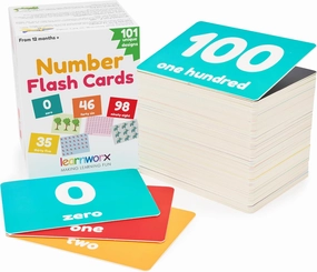 Number Flash Cards for Toddlers | Award-Winning - Toddler Math Flash Cards | Learn Counting Flashcards Numbers 1–100 | Help Kids Count Games | Kids Toys Numbers Match For Preschoolers Kindergarten 2-4