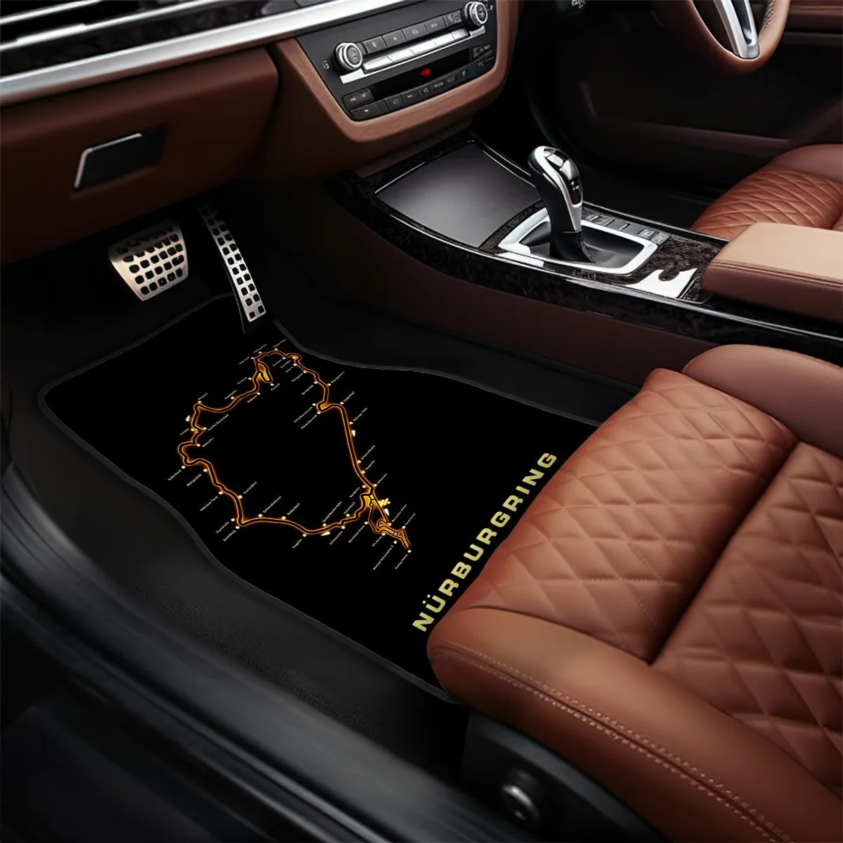 Nurburgring Inspired Automotive Floor Mats
