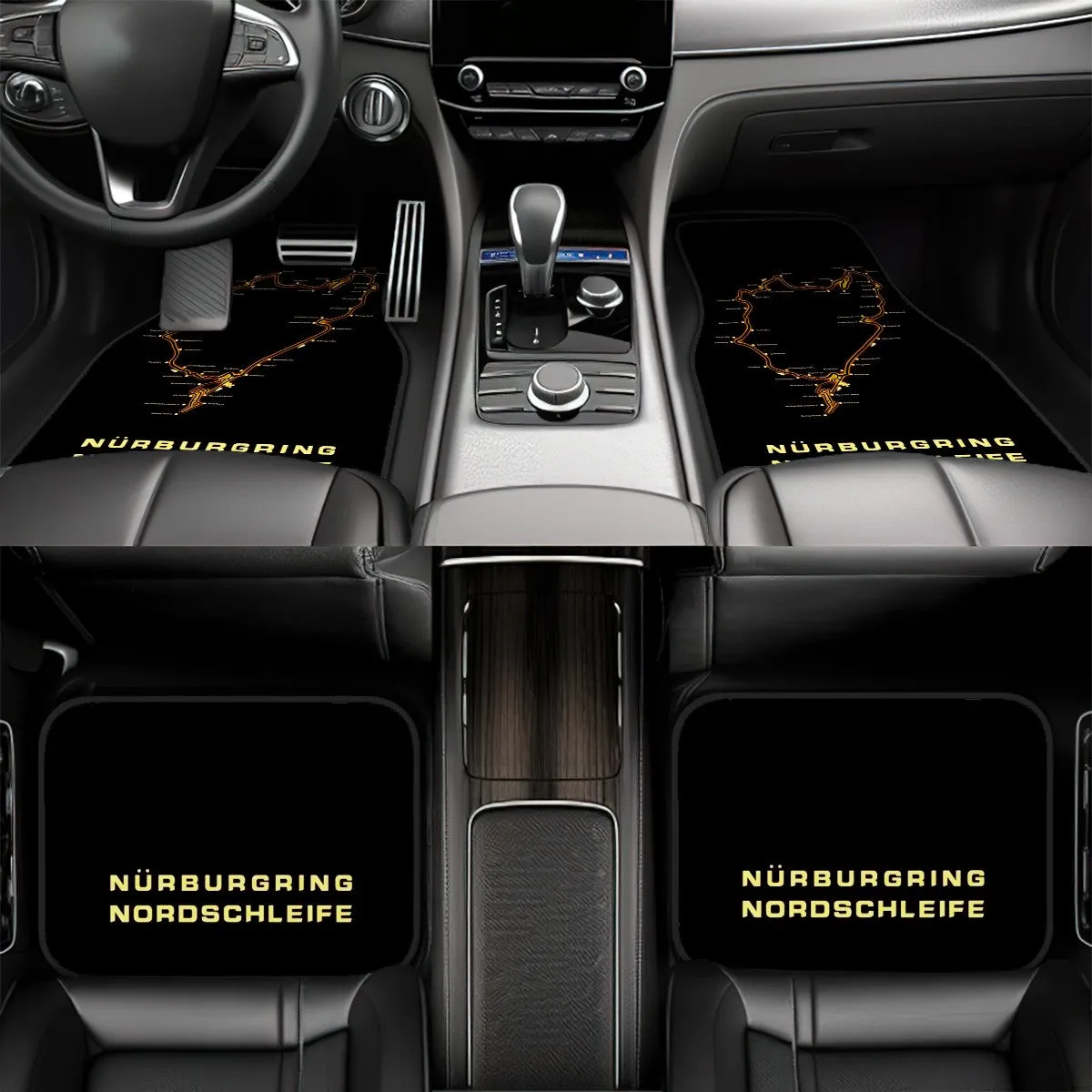 Nurburgring Inspired Automotive Floor Mats