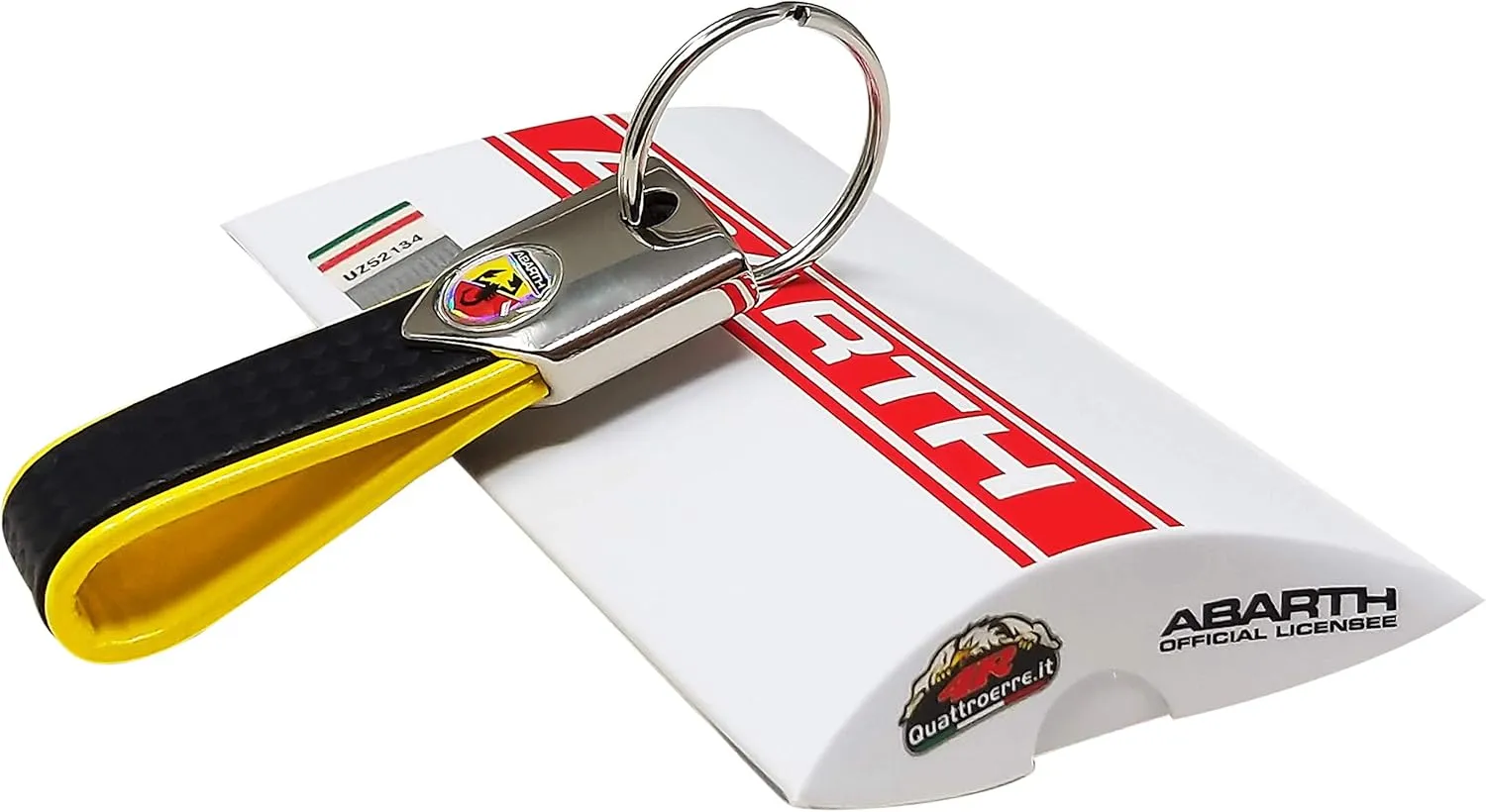 Official Key Ring, Yellow Carbon