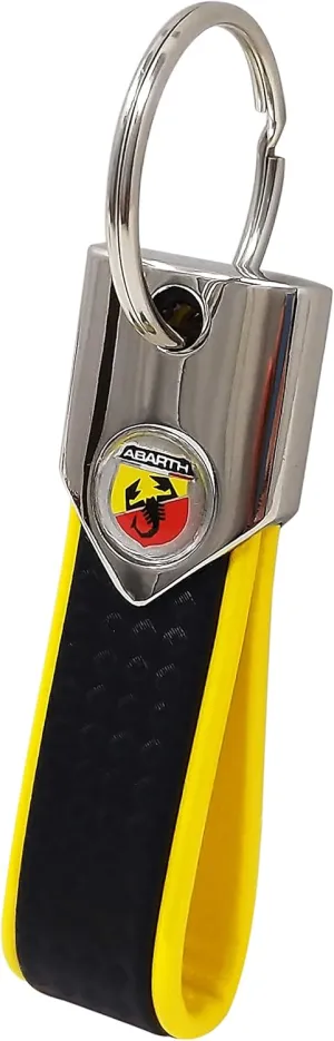 Official Key Ring, Yellow Carbon