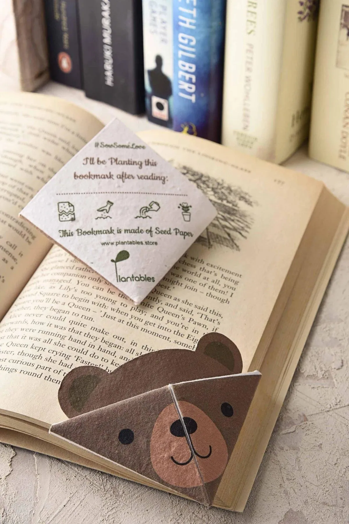 Origami Corner Bookmarks (Set of 7)