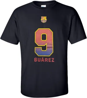 Outerstuff Luis Suarez F.C. Barcelona Youth Navy Name and Number Jersey T-Shirt