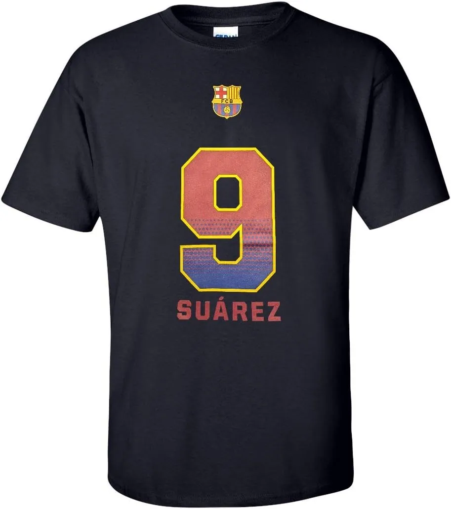 Outerstuff Luis Suarez F.C. Barcelona Youth Navy Name and Number Jersey T-Shirt