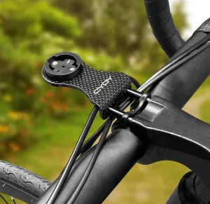Palumma Bike Computer Mount for Garmin Mount, Carbon Cycle Computer Handle Bar Mount, Extended Out-front Bike Holder for Garmin series Cycling Computer(for Garmin)